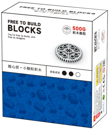 小颗粒随心拼500g-科技件搭建补充装 (1433)