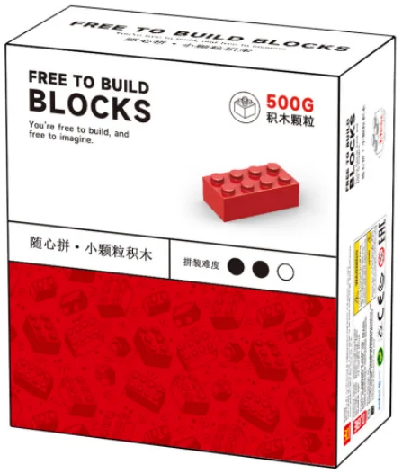 小颗粒随心拼500g-基础搭建补充装 (1435)
